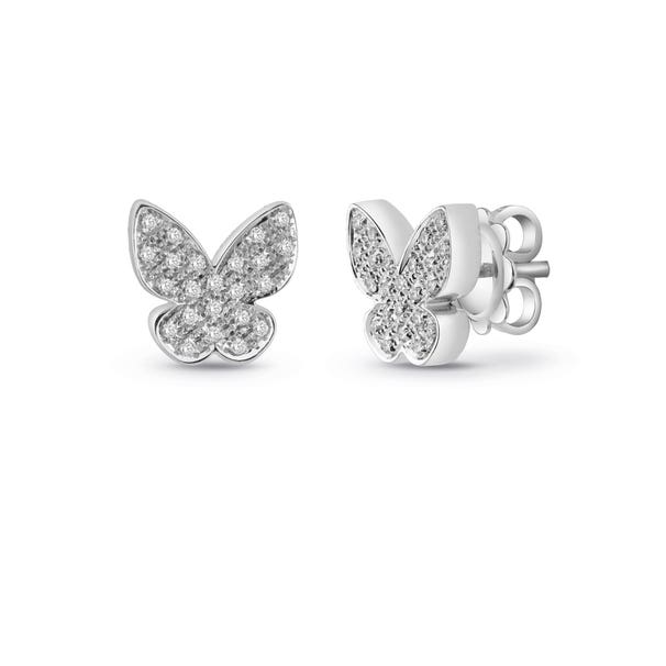 Orecchini in oro bianco con diamanti