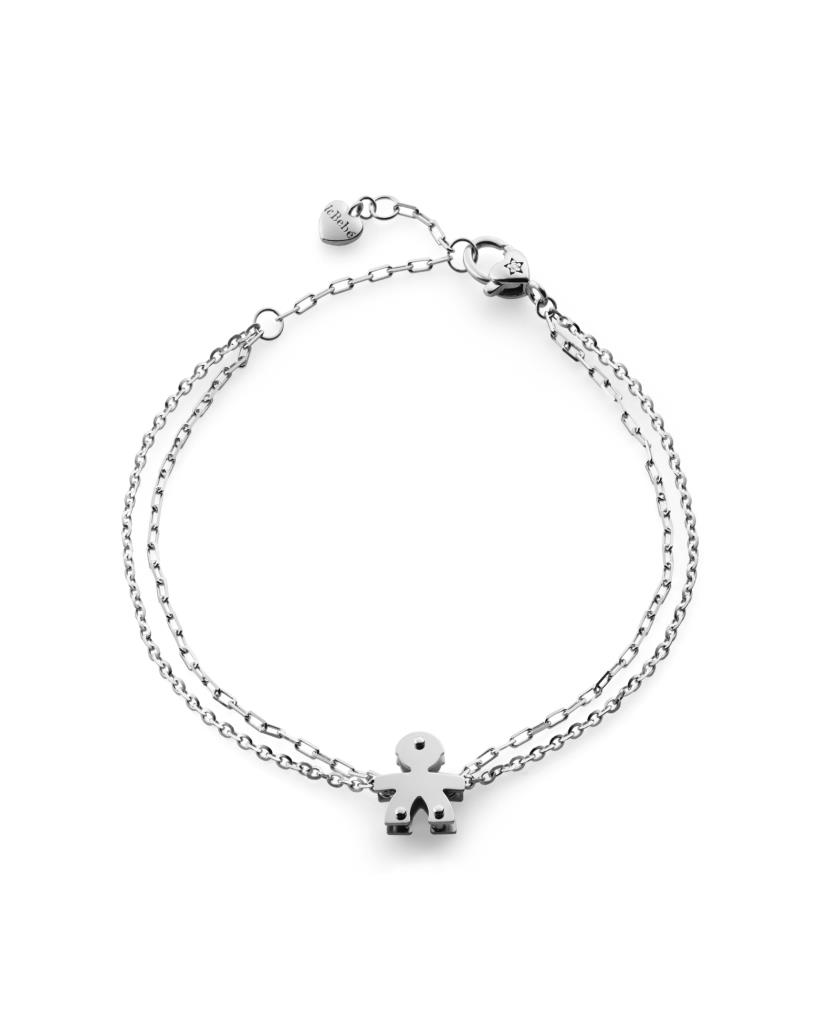 Bracciale leBebe LBB521 Classici bimbo oro bianco diamante 0,005ct