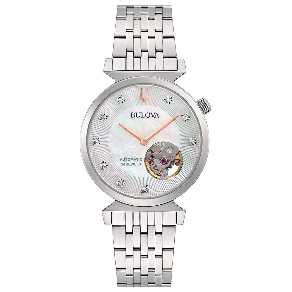 Orologio Automatico Bulova in Acciaio con Diamanti – Regatta Lady – 96P222